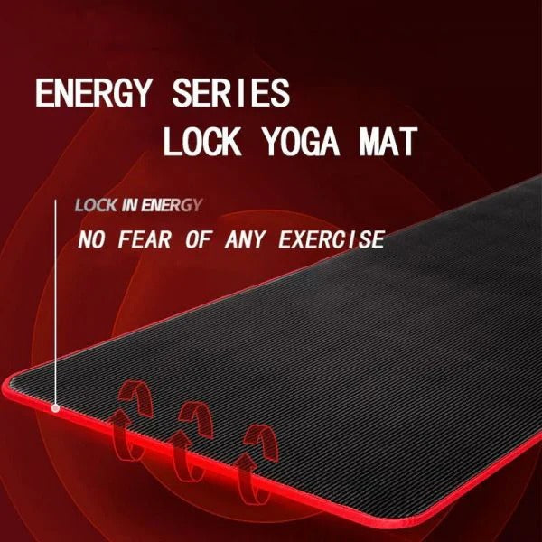ActiveFit | High-Density Exercise Mat with Non-Slip Surface | Durable Gym Mat for Ultimate Stability