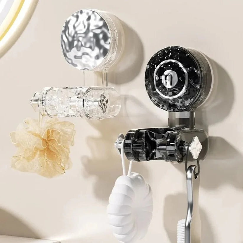 Adjustable Shower Head Holder | 360° Rotatable Suction Cup Design for Custom Positioning