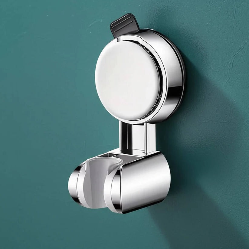 Adjustable Shower Head Holder | Suction Cup Mount with 360-Degree Rotation for Easy Height Adjustment