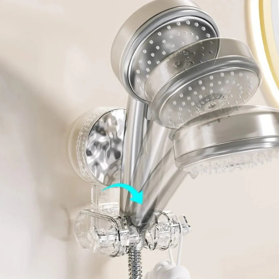 Adjustable Shower Head Holder with Strong Suction Cup | Flexible Positioning for Ultimate Comfort