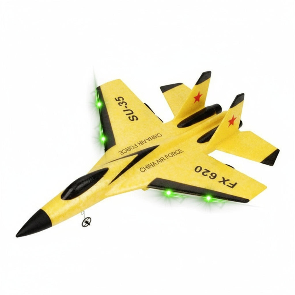 AeroTech | Electric RC Plane with LED Lights & 2.4GHz Control | Ideal for Beginners and Enthusiasts