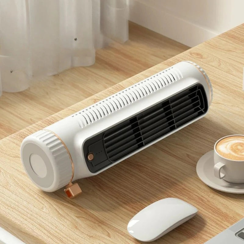Bladeless Tower Fan | Portable Air Conditioner with 360° Cooling | Efficient Personal Cooling Solution for Home and Office