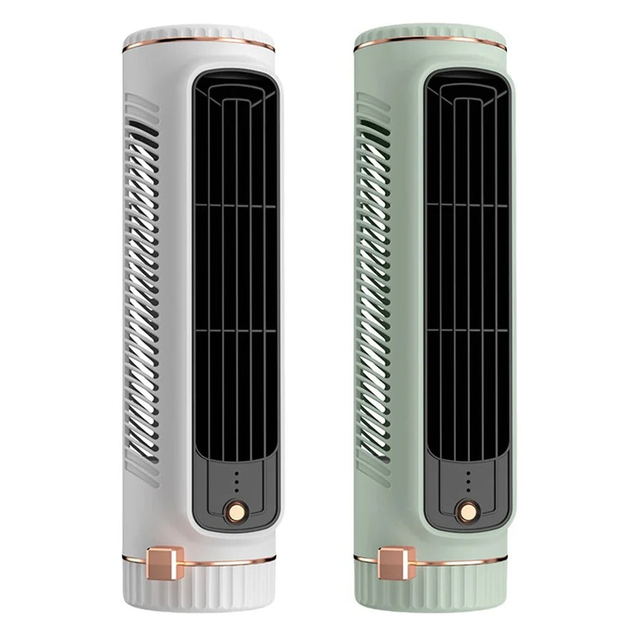 Bladeless Tower Fan | Portable Air Conditioner with 360° Cooling | Efficient Personal Cooling Solution for Home and Office