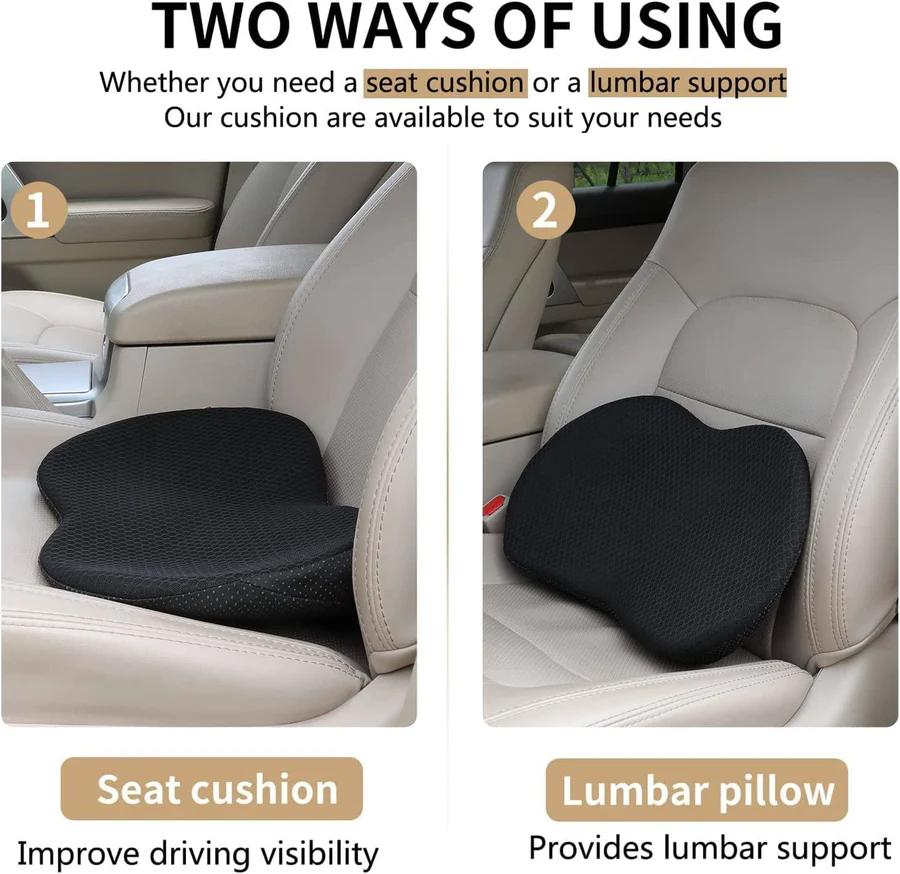 Car Seat Cushion Memory Foam Pad
