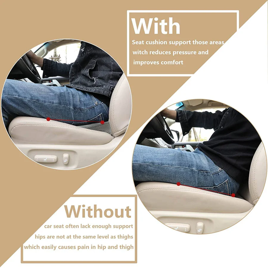 Car Seat Cushion Memory Foam Pad