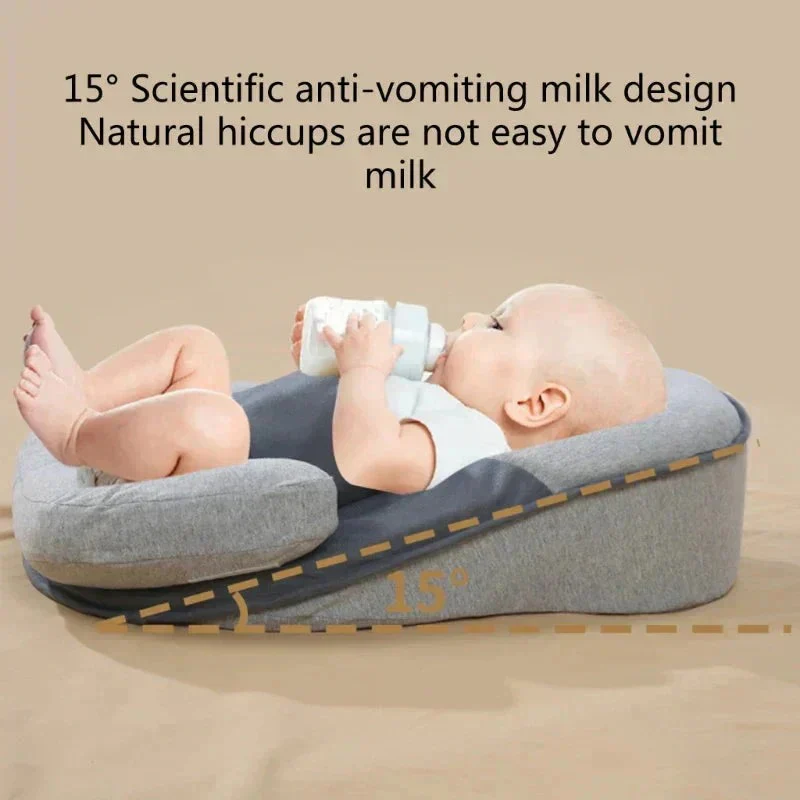 Comfort Nest | Infant Pillow with 15° Incline for Anti-Spit-Up Support
