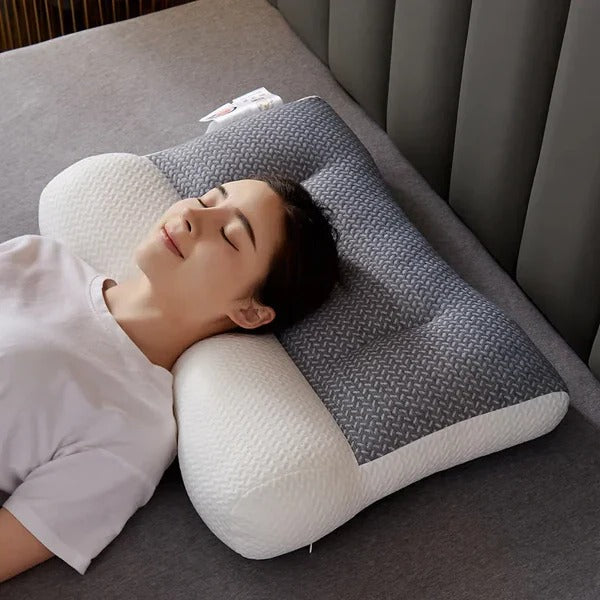 Comfort Sleep | Neck Support Pillow with Ergonomic Design | Multi-Zone Support for Neck Pain Relief
