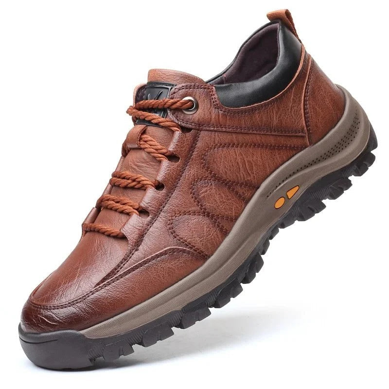 Men’s Leather Shoes Casual Slip-On