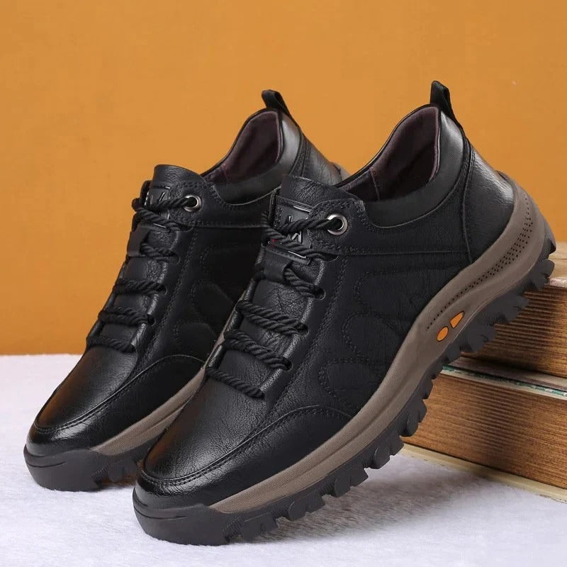 Men’s Leather Shoes Casual Slip-On