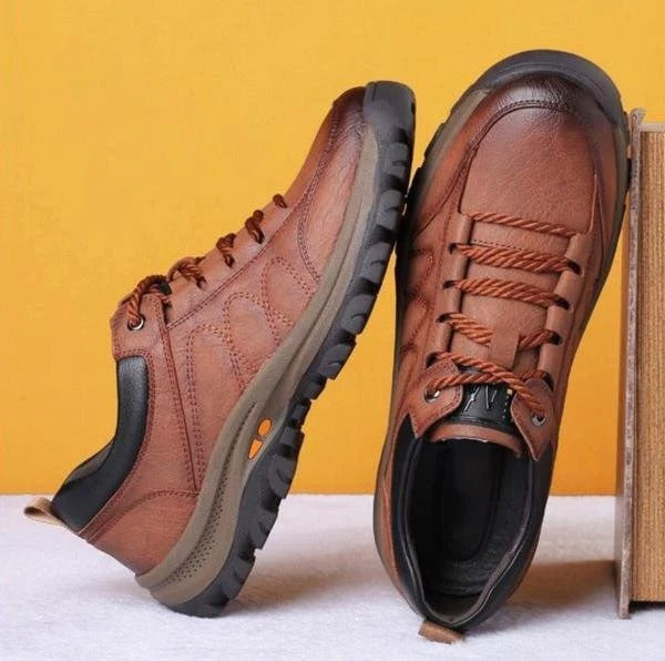 Men’s Leather Shoes Casual Slip-On