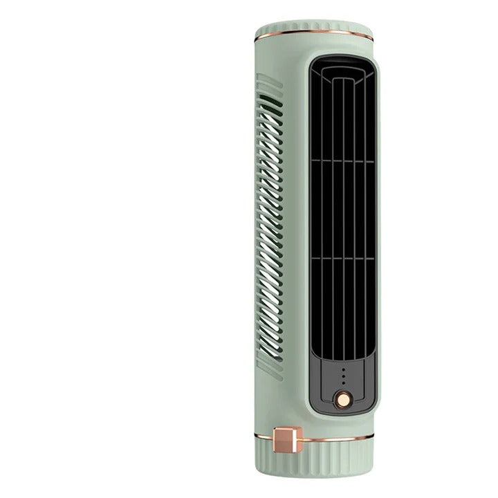 Compact Bladeless Tower Fan with USB Power & Quiet Operation | Ideal for Balanced Airflow and Personalized Comfort
