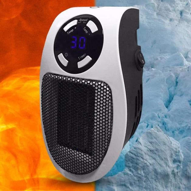 Compact Heating Unit | Portable Electric Heater with Programmable Timer | Efficient Warmth for Small Spaces