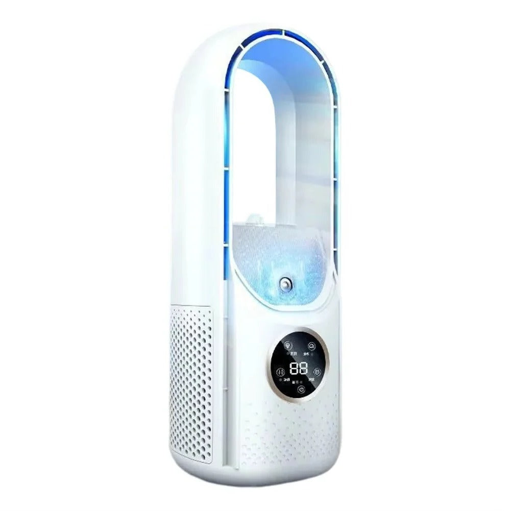 Compact USB Bladeless Fan | Whisper-Quiet Operation for Personal Cooling