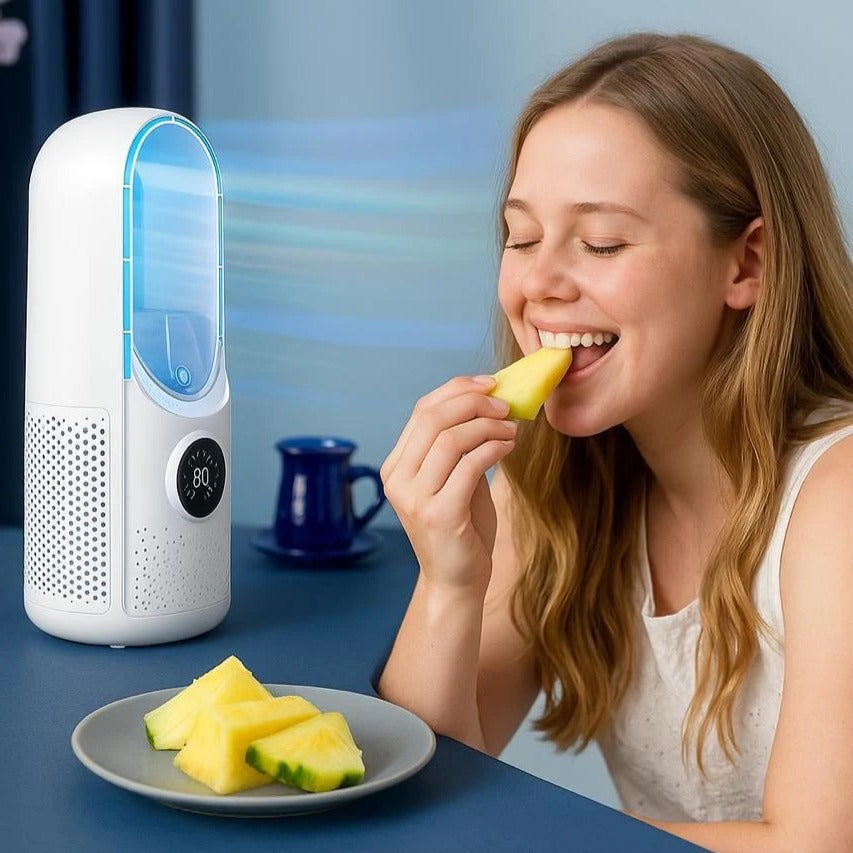 Compact USB Bladeless Fan | Whisper-Quiet Operation for Personal Cooling