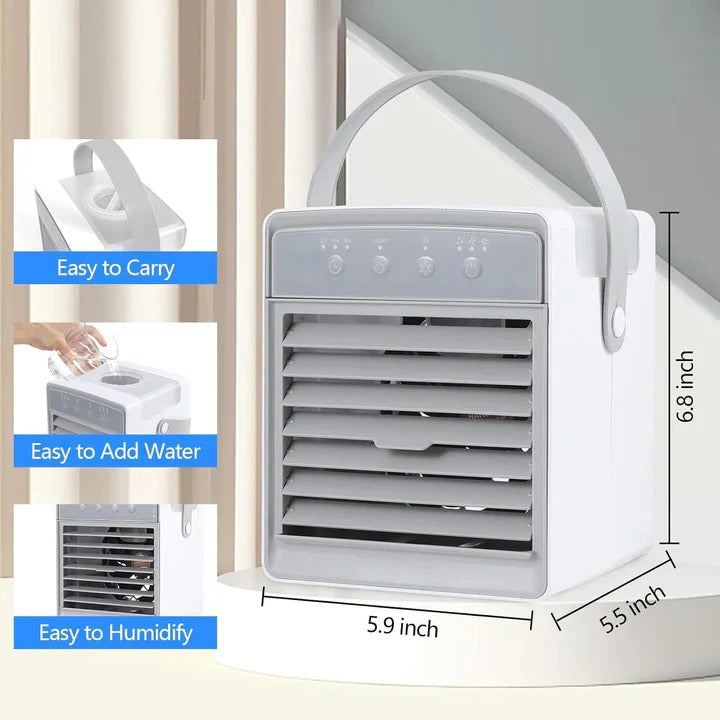 Cool Breeze | Evaporative Air Cooler with Adjustable Fan Settings | Portable Design for Personal Comfort