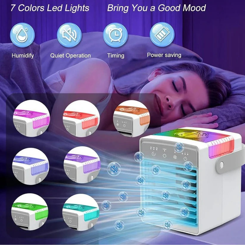 Cool Breeze | Evaporative Air Cooler with Adjustable Fan Settings | Portable Design for Personal Comfort