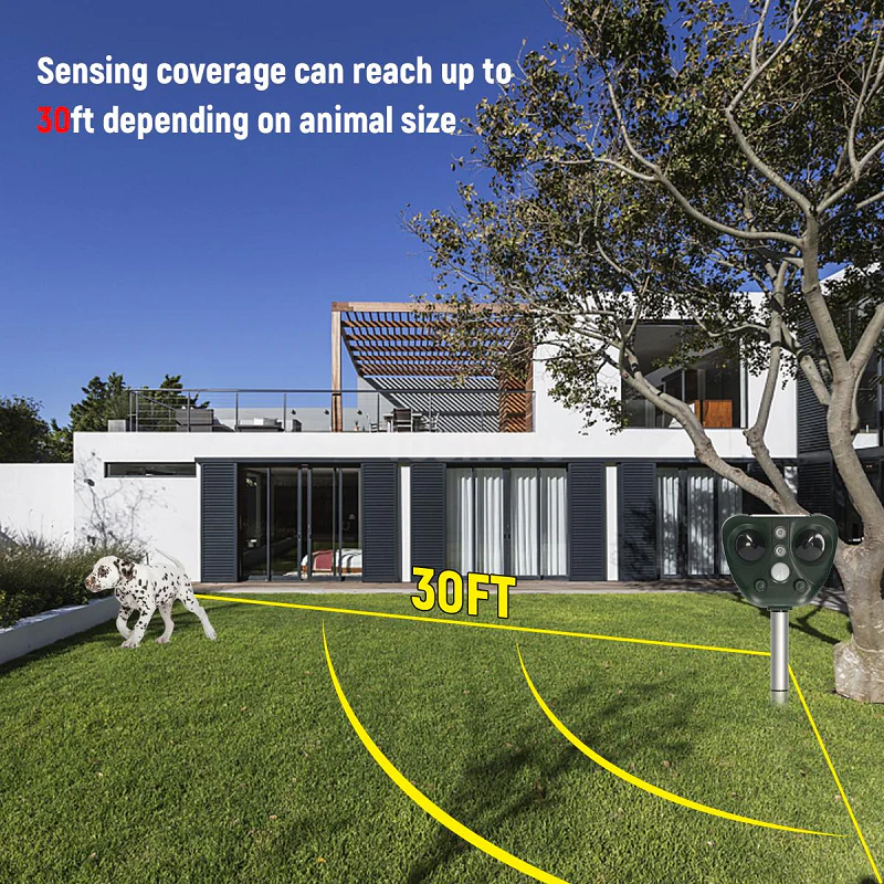 Ultrasonic Bird Device Solar & USB Powered