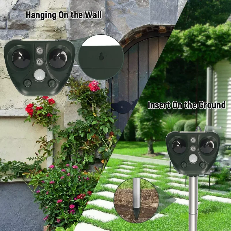 Ultrasonic Bird Device Solar & USB Powered