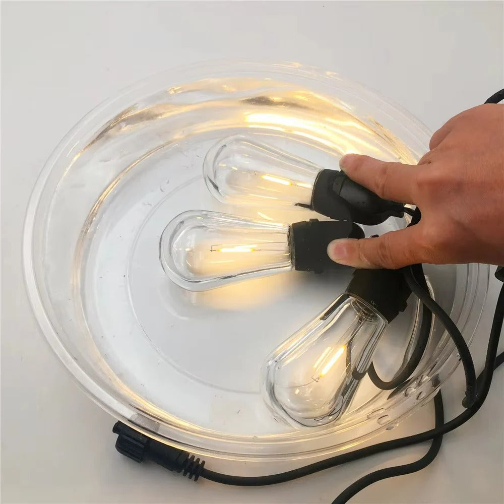 Outdoor String Lights 20ft LED Patio Lights