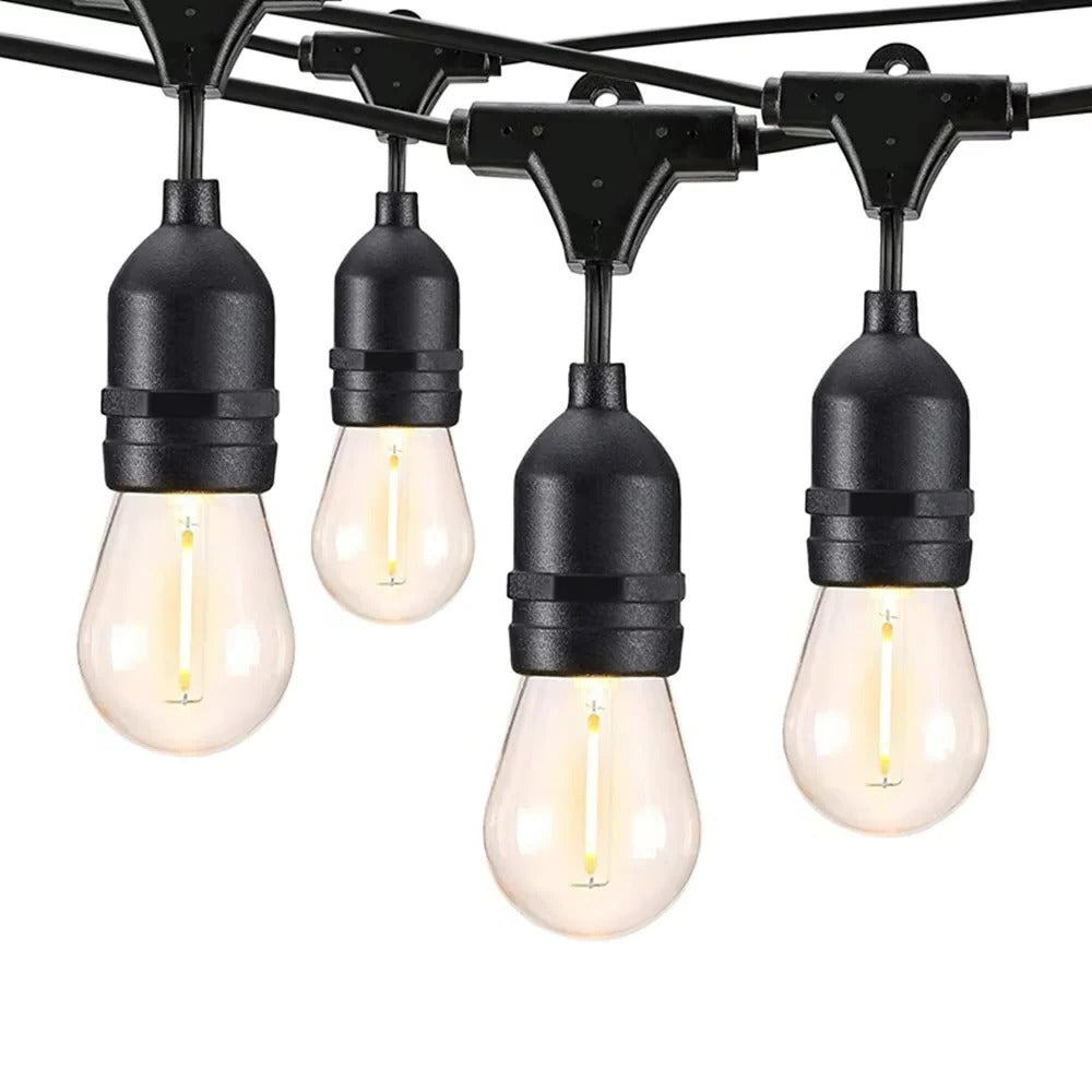 Outdoor String Lights 20ft LED Patio Lights