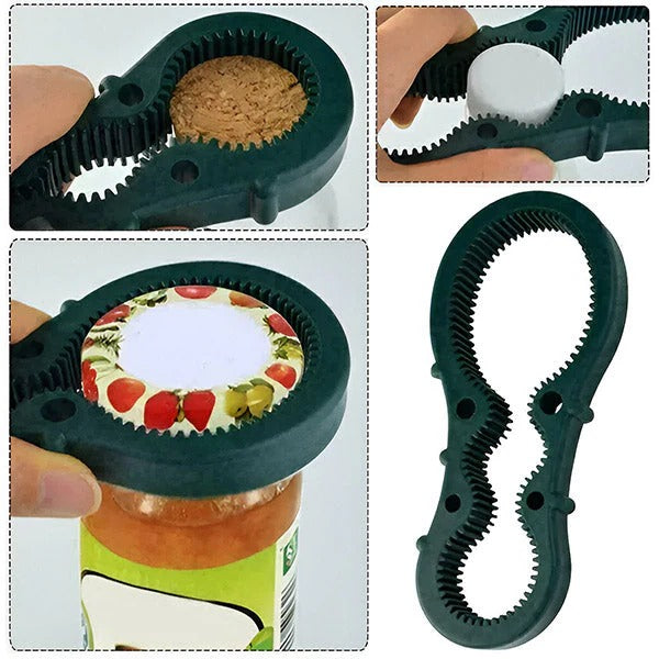 Effortless Kitchen | Electric Can Opener with One-Touch Operation | Automatic Tool for Safe and Easy Use