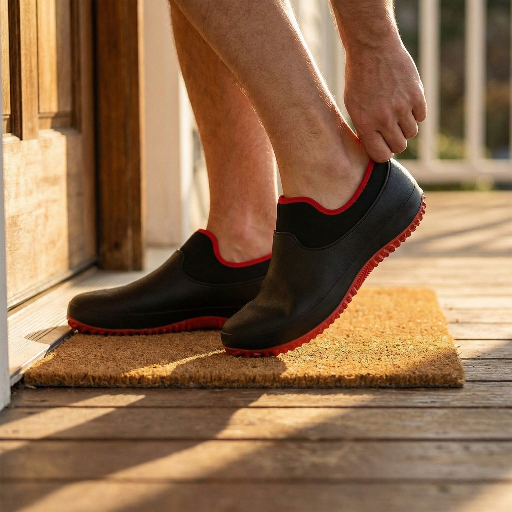 Work Shoes Slip-Resistant Design