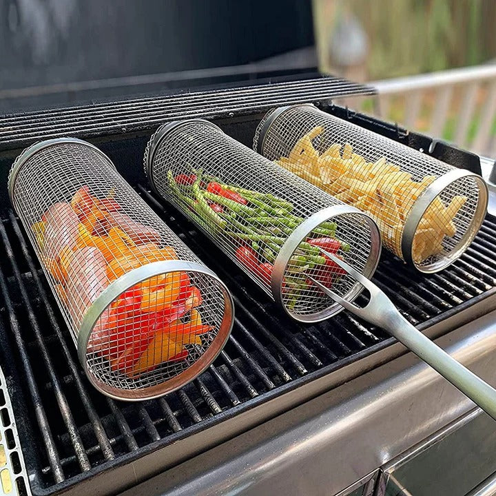 Grill Basket Stainless Steel Cooking Basket