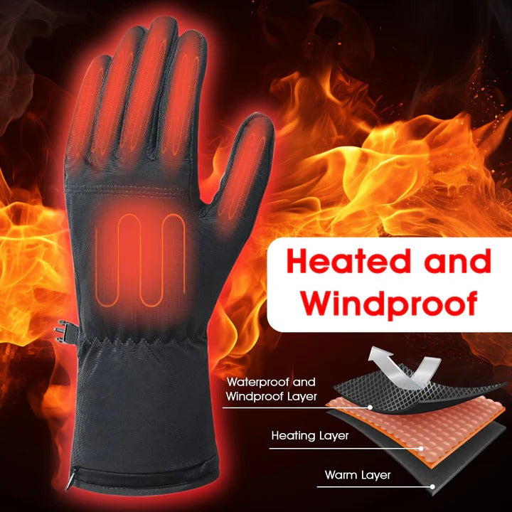 Heated Glove Liners | Rechargeable Electric Gloves with Adjustable Heat | Touchscreen Design for Ultimate Warmth
