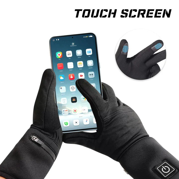 Heated Glove Liners | Rechargeable Electric Gloves with Adjustable Heat | Touchscreen Design for Ultimate Warmth