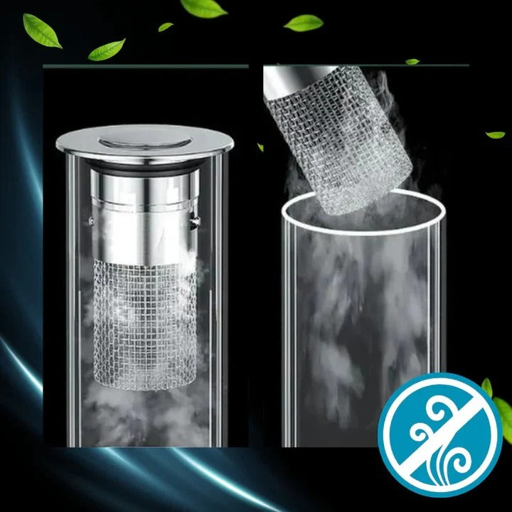 Home Essentials | Pop-Up Sink Stopper with Built-In Strainer | Odor Control for Clean Sinks