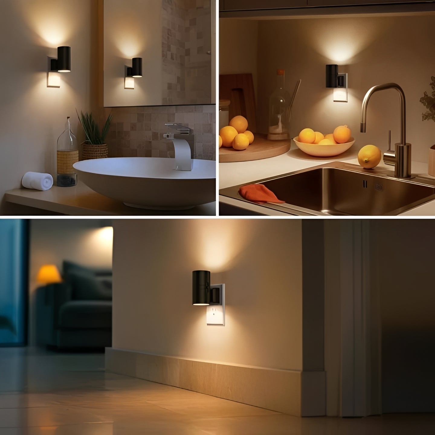 LED Night Light Motion Sensor with Adjustable Brightness
