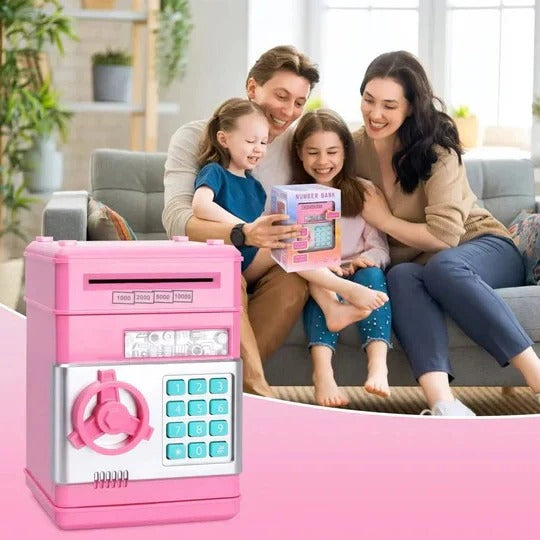 Interactive ATM Piggy Bank for Kids with Code Lock & Audio Prompts | Fun Money Management Tool