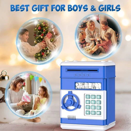 Interactive ATM Piggy Bank for Kids with Code Lock & Audio Prompts | Fun Money Management Tool