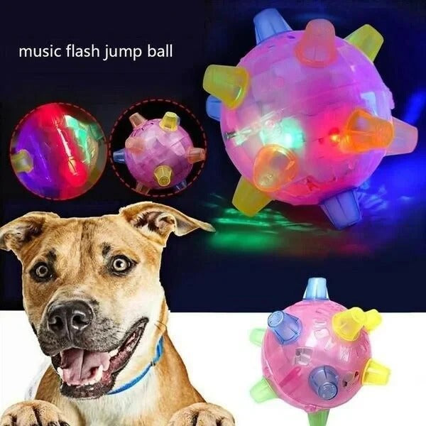 Interactive Jumping Dog Toy Automatic Bouncing Ball for Endless Fun