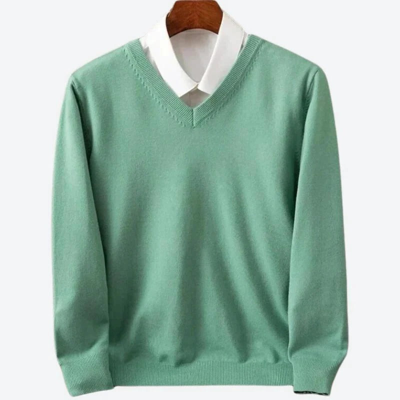 Men’s Cashmere Sweater Knit Pullover