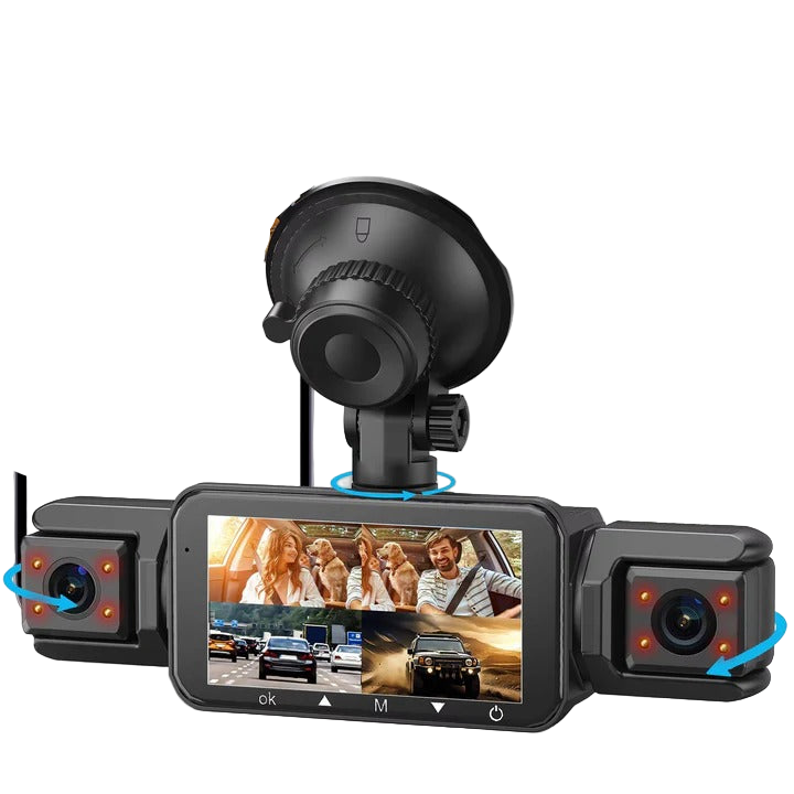 Multi-Camera Dash Cam 4 Channel Recording System