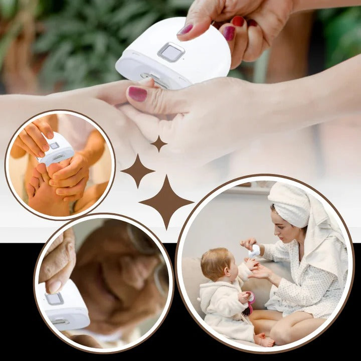 Nail Care Pro | Electric Nail Trimmer with Dual Speed & LED Light | Portable Tool for Smooth Nails
