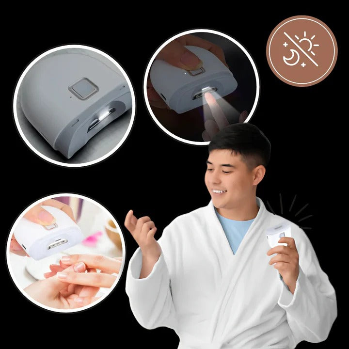 Nail Care Pro | Electric Nail Trimmer with Dual Speed & LED Light | Portable Tool for Smooth Nails