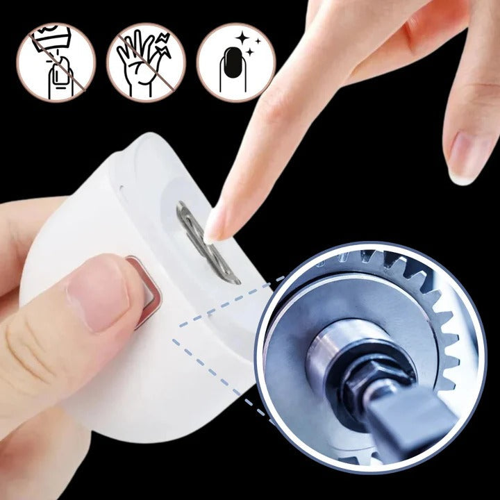 Nail Care Pro | Electric Nail Trimmer with Dual Speed & LED Light | Portable Tool for Smooth Nails