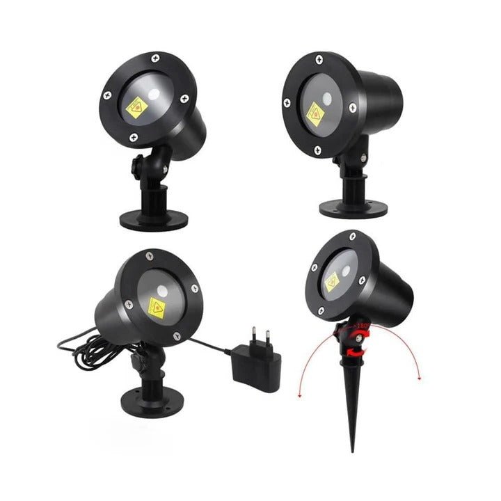 Outdoor RGB Projector | Light Projector with Remote Control & Timer | Perfect for Festive Decorations