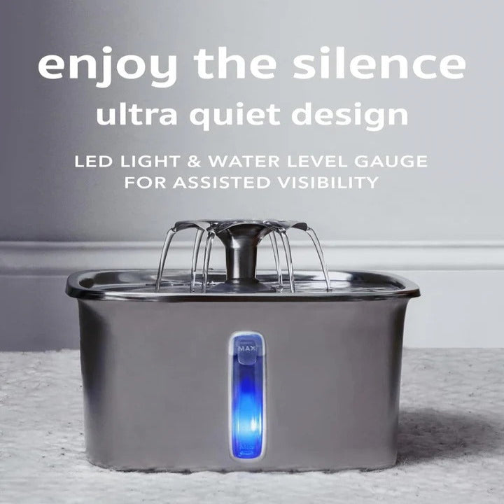 Cat Water Fountain Multi-Stage Filtration System