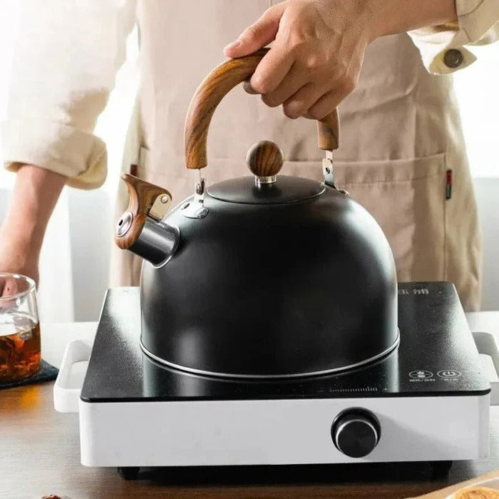 Premium Stainless Steel Whistling Kettle with Insulated Handle | Large Capacity for Safe Boiling