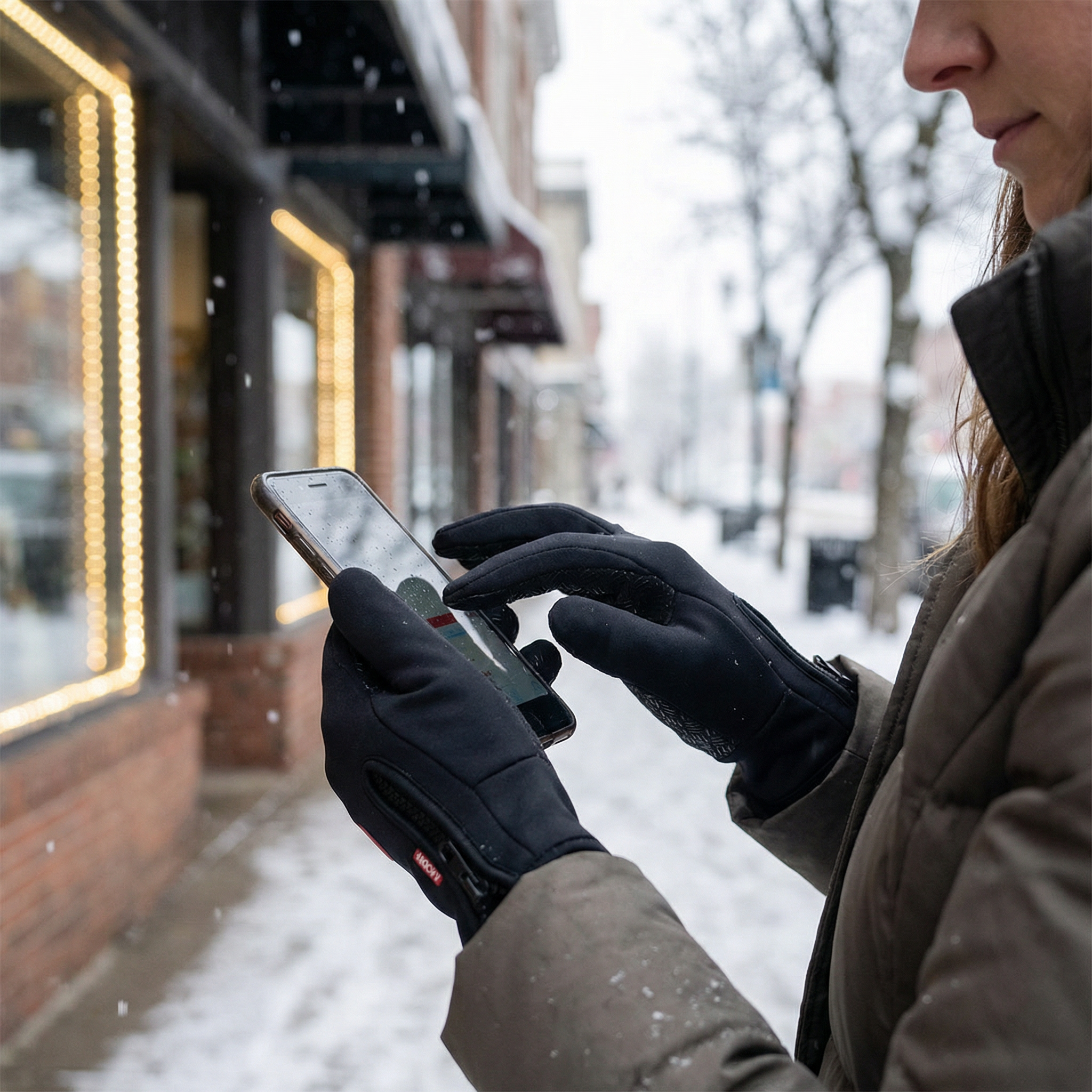 Touchscreen Winter Gloves Non-Slip Grip
