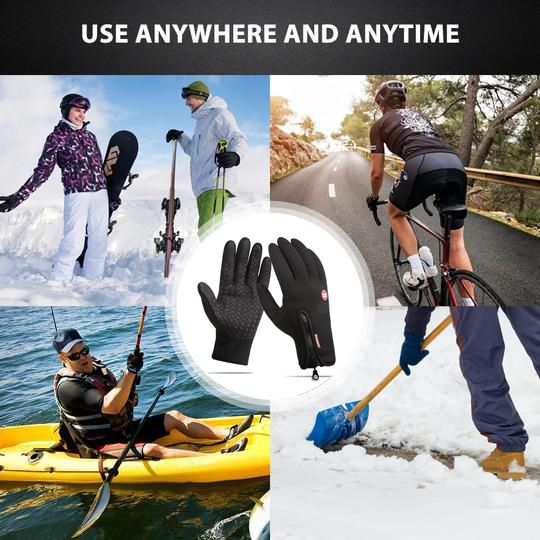 Touchscreen Winter Gloves Non-Slip Grip