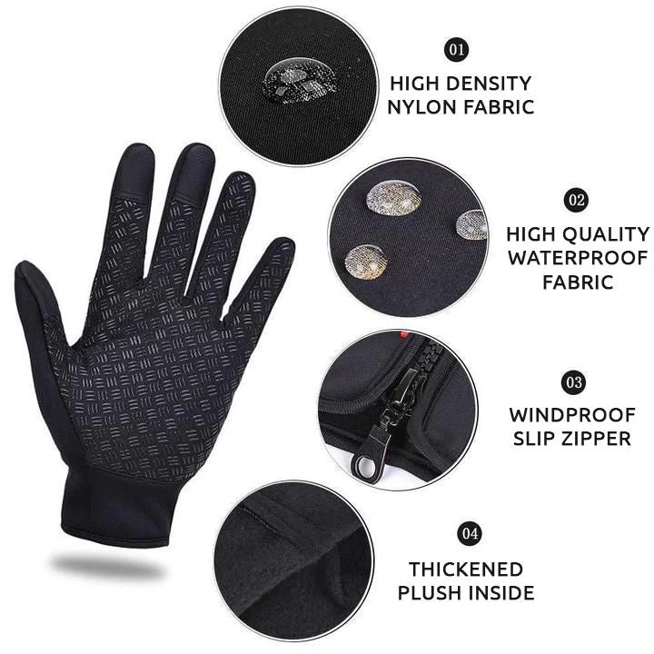 Touchscreen Winter Gloves Non-Slip Grip