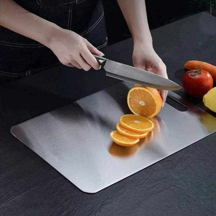 Titanium Cutting Board | Durable Non-Porous Surface with Slim Design | Hygienic Food Prep Solution