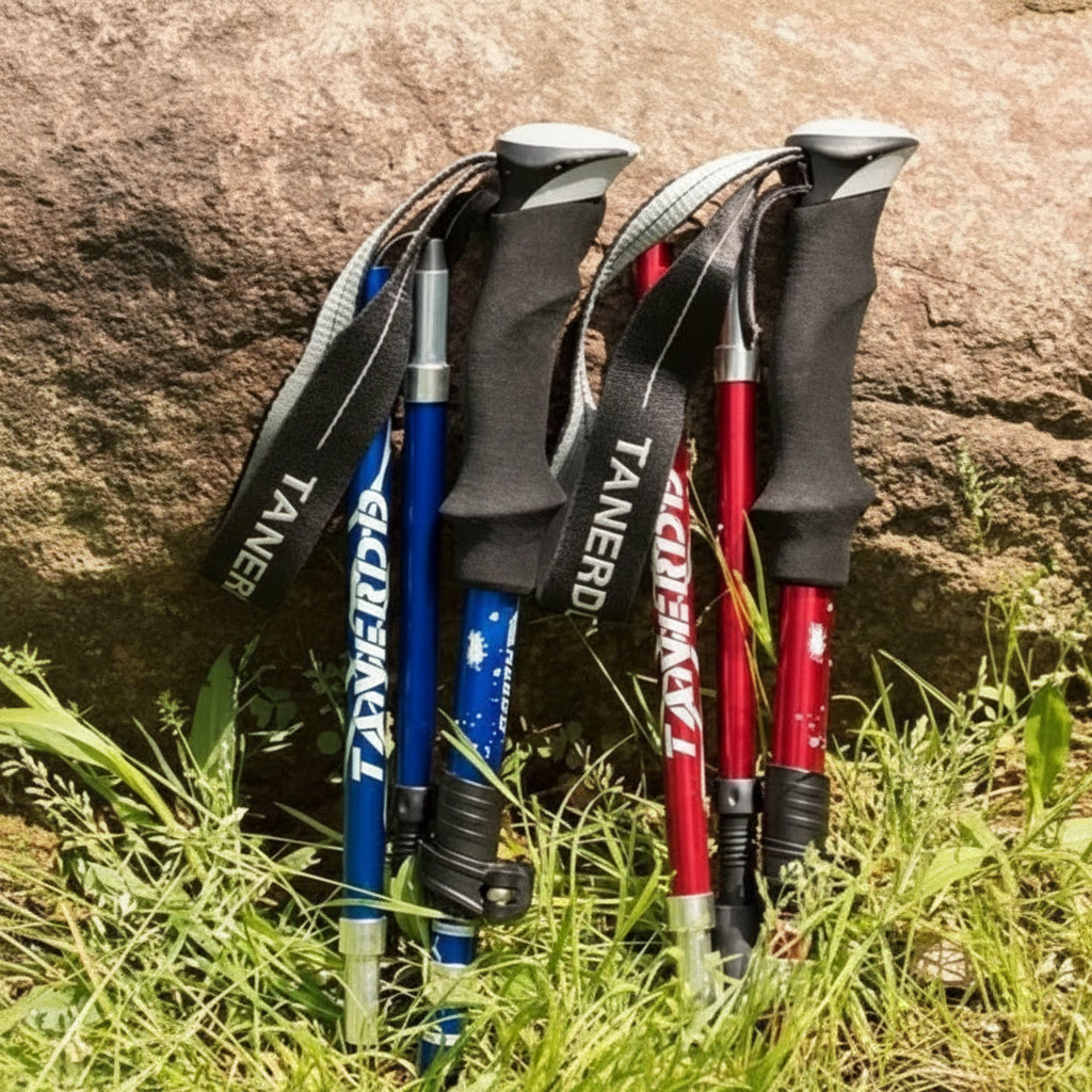 Adjustable Hiking Pole Aluminum Walking Stick