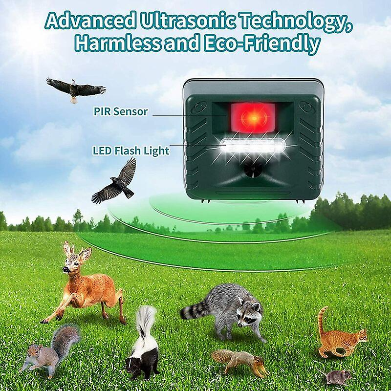 Ultrasonic Bird Device Solar Motion Sensor Unit