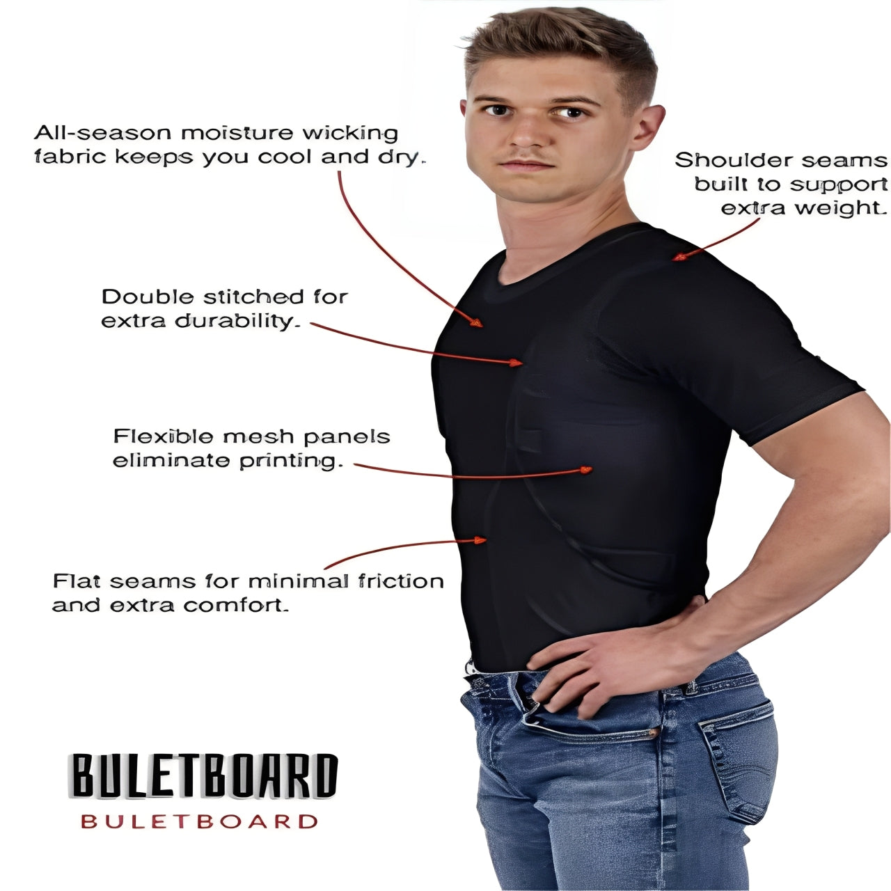 Men’s Long Sleeve Compression Shirt Utility Design