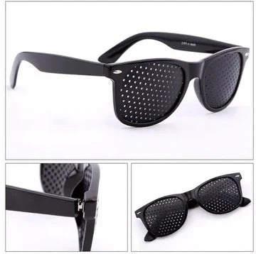 VisionEase | Pinhole Glasses for Eye Relaxation with Lightweight Design | Comfortable Viewing Aid for Screen Breaks